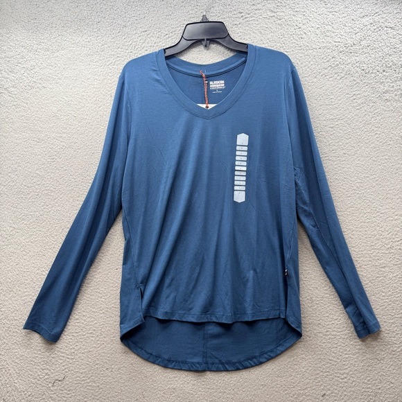 Duluth Trading Alaskan Hardgear Teal Renew Bamboo Long Sleeve Shirt Women’s L - Picture 1 of 14